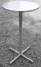 Barový stolek kovový kulatý (Round metal bar table) průměr 60 cm, výška 110 cm